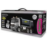 Jamara 406301 modelo controlado por radio Camión basculante Motor eléctrico 1:20, Radiocontrol plateado/Negro, Camión basculante, 1:20, 14 año(s), 1200 mAh, 2,33 kg