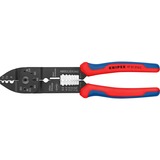 KNIPEX Alicates de engaste, Crimpadora rojo/Azul
