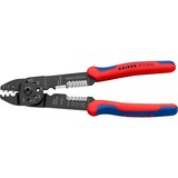 KNIPEX Alicates de engaste, Crimpadora rojo/Azul