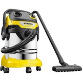 Kärcher 1.628-350.0, Aspiradora en húmedo y en seco amarillo/Acero fino
