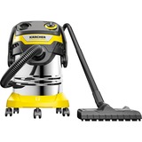 Kärcher 1.628-350.0, Aspiradora en húmedo y en seco amarillo/Acero fino