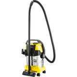 Kärcher 1.628-350.0, Aspiradora en húmedo y en seco amarillo/Acero fino