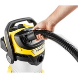 Kärcher 1.628-350.0, Aspiradora en húmedo y en seco amarillo/Acero fino