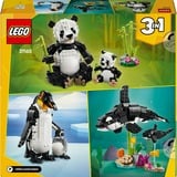 LEGO Creator Fauna Salvaje: Familia de Pandas, Juegos de construcción Juego de construcción, 8 año(s), Plástico, 626 pieza(s), 814 g