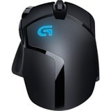 Logitech G402 Hyperion Fury ratón USB tipo A Óptico 4000 DPI, Ratones para gaming negro, Óptico, USB tipo A, 4000 DPI, 1 ms, Negro