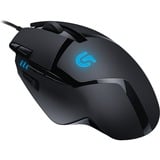 Logitech G402 Hyperion Fury ratón USB tipo A Óptico 4000 DPI, Ratones para gaming negro, Óptico, USB tipo A, 4000 DPI, 1 ms, Negro