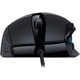 Logitech G402 Hyperion Fury ratón USB tipo A Óptico 4000 DPI, Ratones para gaming negro, Óptico, USB tipo A, 4000 DPI, 1 ms, Negro