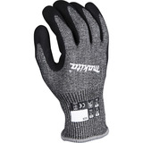 Makita Guantes de trabajo, talla M (8), resistencia al corte F/7 negro/Gris