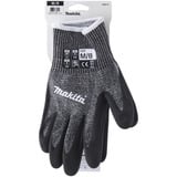 Makita Guantes de trabajo, talla M (8), resistencia al corte F/7 negro/Gris