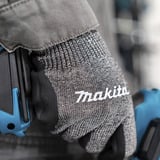 Makita Guantes de trabajo, talla M (8), resistencia al corte F/7 negro/Gris