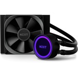 NZXT Kraken 120 Procesador Sistema de refrigeración líquida todo en uno 12 cm Negro, Refrigeración por agua negro (mate), Sistema de refrigeración líquida todo en uno, 12 cm, 73,11 cfm, Negro