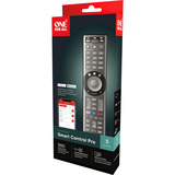 One for all Smart Control Pro 5 Advance App, Mando a distancia negro