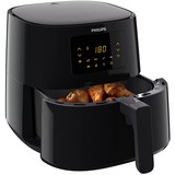 Philips 3000 series HD9270/96 freidora Sencillo 6,2 L 2000 W Freidora de aire caliente Negro negro, Freidora de aire caliente, 6,2 L, 1,2 kg, Rapid Air, 0,5 h, 60 °C
