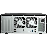 QNAP TS-h1290FX NAS Torre EPYC 7232P 64 GB DDR4 0 TB QuTS hero Negro NAS, Torre, EPYC, 7232P, 64 GB, DDR4
