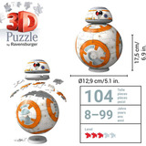 Ravensburger 3D Puzzleball Star Wars BB-8 