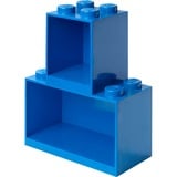 Room Copenhagen LEGO Regal Brick Shelf 8+4, Set, Estante azul