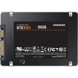 SAMSUNG 870 EVO 2.5" 500 GB Serial ATA III V-NAND, Unidad de estado sólido 500 GB, 2.5", 560 MB/s, 6 Gbit/s