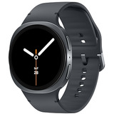 SAMSUNG Galaxy Watch 8 3,81 cm (1.5") AMOLED 44 mm Digital 480 x 480 Pixeles Pantalla táctil Plata Wifi GPS (satélite), SmartWatch gris oscuro, 3,81 cm (1.5"), AMOLED, Pantalla táctil, 32 GB, GPS (satélite), 34 g