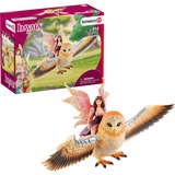 Schleich bayala Fairy In Flight On Glam-Owl, Muñecos 5 año(s), Fairy In Flight On Glam-Owl, Multicolor