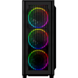 Sharkoon RGB WAVE reacondicionado, Cajas de torre negro