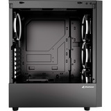 Sharkoon RGB WAVE reacondicionado, Cajas de torre negro
