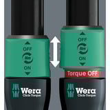 Wera Click-Torque Lock C 3, 05075692001, Llave de torsión negro/Verde