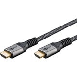 goobay Plus Cable HDMI Ultra de alta velocidad, 8K @ 60Hz gris
