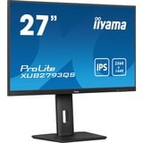 iiyama ProLite XUB2793QS-B7 pantalla para PC 68,6 cm (27") 2560 x 1440 Pixeles Quad HD LED Negro, Monitor LED negro (mate), 68,6 cm (27"), 2560 x 1440 Pixeles, Quad HD, LED, 1 ms, Negro
