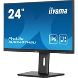 iiyama XUB2497HSU-B1, Monitor LED negro (mate)
