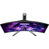 AOC AGON PRO AG346UCD pantalla para PC 86,4 cm (34") 3440 x 1440 Pixeles Wide Quad HD QD-OLED Negro, Gris, Monitor de gaming gris oscuro/Negro, 86,4 cm (34"), 3440 x 1440 Pixeles, Wide Quad HD, QD-OLED, 0,03 ms, Negro, Gris