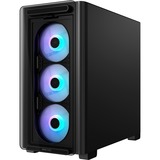 ASUS A23 PLUS TG ARGB BLACK Micro Torre Negro, Cajas de torre negro, Micro Torre, PC, Negro, micro ATX, Mini-ITX, Juego, Multi
