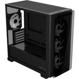 ASUS A23 PLUS TG ARGB BLACK Micro Torre Negro, Cajas de torre negro, Micro Torre, PC, Negro, micro ATX, Mini-ITX, Juego, Multi