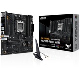 ASUS TUF GAMING A620M-PLUS WIFI AMD A620 Zócalo AM5 micro ATX, Placa base AMD, Zócalo AM5, AMD Ryzen 7000 Series, DDR5-SDRAM, 128 GB, Doble canal