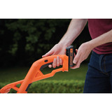 BLACK+DECKER Recortadora de césped a batería ST182320, 18 Voltios, Cortabordes naranja/Negro