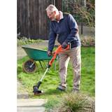 BLACK+DECKER ST182320-QW, Cortabordes naranja/Negro
