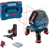 Bosch GLL 3-50P 0 - 50 m, Láser de líneas cruzadas azul/Negro, IP54, LR6 (AA), 1,5 V, 18 h, -10 - 40 °C, 83 x 146 x 117 mm