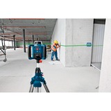 Bosch GRL 300 HVG Professional Nivel giratorio 300 m 532 nm (< 5 mW), Láser rotativo azul, 300 m, 0,1 mm/m, 5°, 600 RPM, Verde, 3R