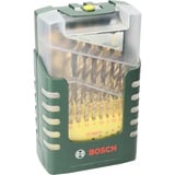 Bosch Juego de brocas para metal HSS-TiN, 25 piezas, Conjuntos de brocas verde