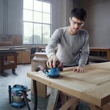 Bosch Lijadora excéntrica a batería GEX 185-LI Professional solo, 18Volt, Lijadora orbital azul/Negro