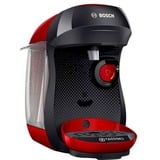 Bosch TAS1003 cafetera eléctrica Totalmente automática Macchina per caffè a capsule 0,7 L, Cafetera de cápsulas negro/Rojo, Macchina per caffè a capsule, 0,7 L, Cápsula de café, 1400 W, Negro, Rojo