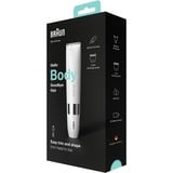 Braun BS1000 Blanco 1 Alcalino, Depiladores blanco/Cromado, Blanco, Cilindro, Batería, AA, Alcalino, China