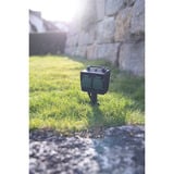 Brennenstuhl 1154450 toma de corriente Negro, Regleta negro, Negro, IP44, 16 A