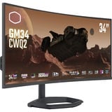 Cooler Master GM34-CWQ2, Monitor de gaming negro