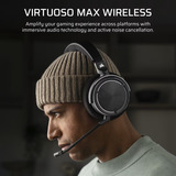 Corsair VIRTUOSO MAX WIRELESS, Auriculares para gaming carbón