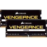 Corsair Vengeance CMSX16GX4M2A3000C18 módulo de memoria 16 GB 2 x 8 GB DDR4 3000 MHz, Memoria RAM negro, 16 GB, 2 x 8 GB, DDR4, 3000 MHz, 260-pin SO-DIMM
