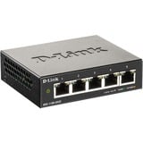 D-Link DGS-1100-05V2 switch Gestionado L2 Gigabit Ethernet (10/100/1000) Negro, Interruptor/Conmutador Gestionado, L2, Gigabit Ethernet (10/100/1000)