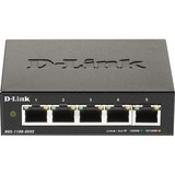 D-Link DGS-1100-05V2 switch Gestionado L2 Gigabit Ethernet (10/100/1000) Negro, Interruptor/Conmutador Gestionado, L2, Gigabit Ethernet (10/100/1000)