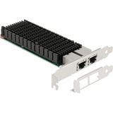 DeLOCK 88505 adaptador y tarjeta de red Interno Ethernet 10000 Mbit/s, Adaptador de red Interno, Alámbrico, PCI Express, Ethernet, 10000 Mbit/s, Acero inoxidable
