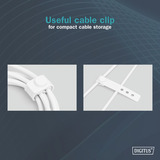Digitus AK-600108-010-W, Cable blanco
