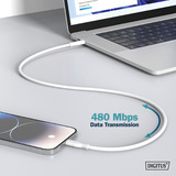 Digitus AK-600108-010-W, Cable blanco